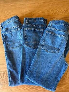Cat & Jack Boys Classic Blue Denim Jeans Trio